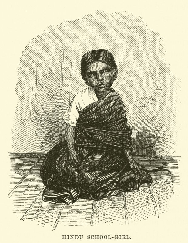 Hinduistická školačka od English School