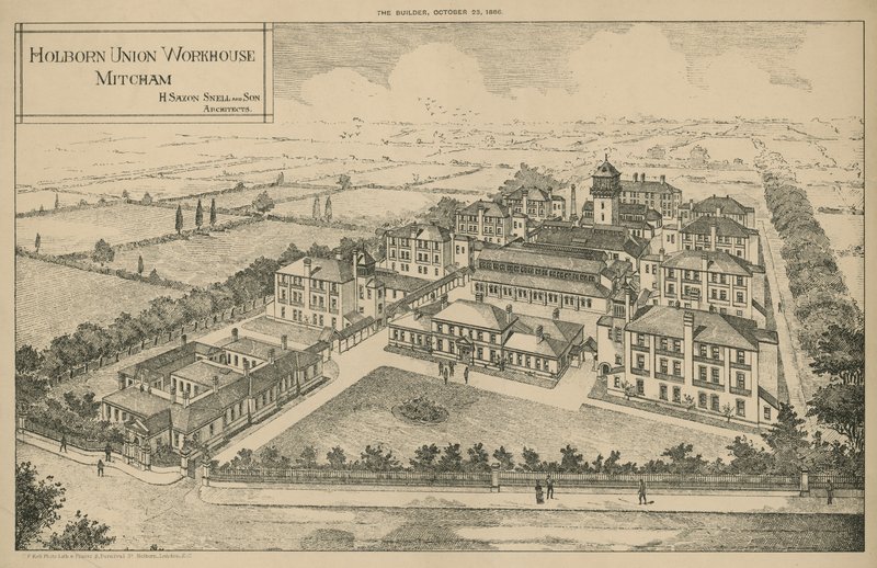 Holborn Union Workhouse, Mitcham od English School