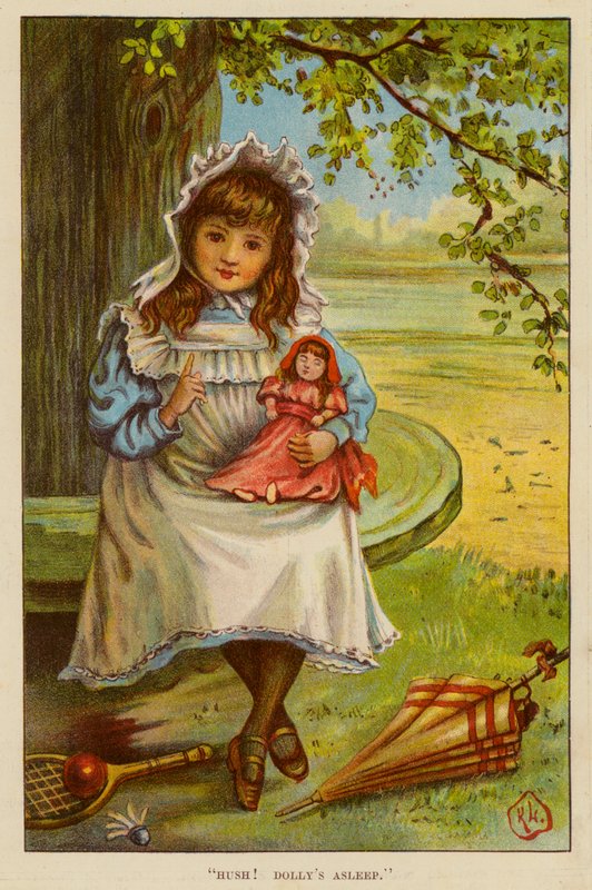 "Tiše! Dolly spí" (barva litho) od English School
