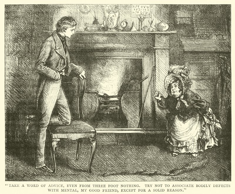 Ilustrace pro David Copperfield (rytina) od English School