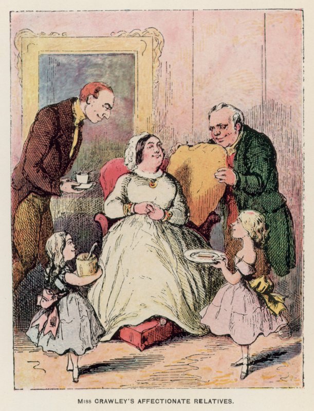 Ilustrace pro Vanity Fair od Thackeray od English School