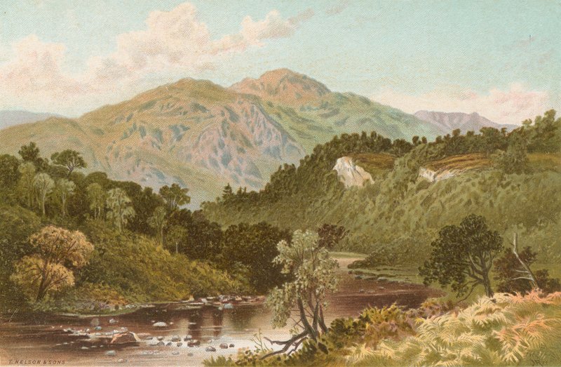 V průsmyku Trossachs od English School
