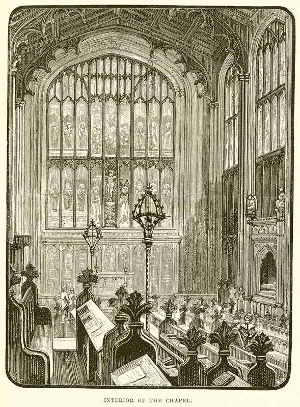 Interiér kaple od English School