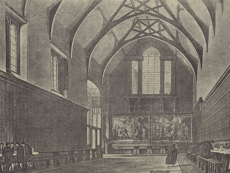 Interiér sálu, 1816 (hlubotisk) od English School