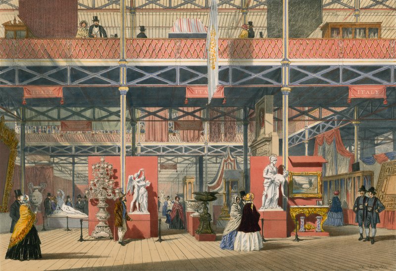 Itálie, Velká výstava z roku 1851 od English School