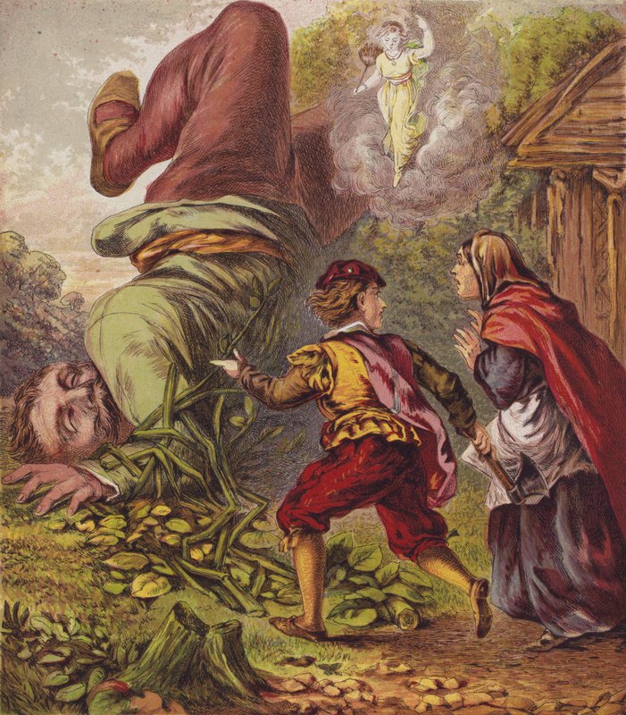 Jack And The Bean-Stalk (barevné lito) od English School