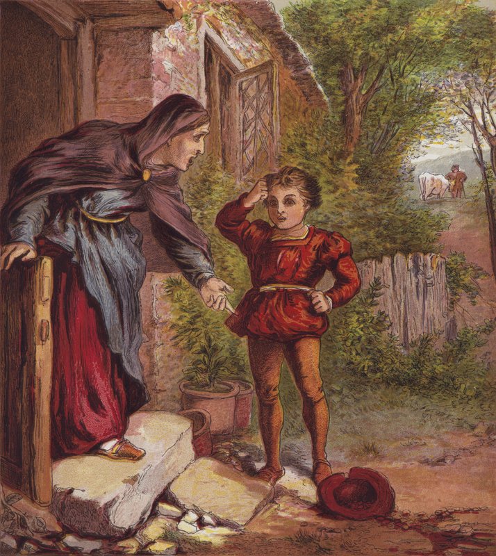 Jack And The Bean-Stalk (barevné lito) od English School