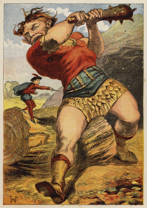 Jack The Giant Killer (barevné lito) od English School