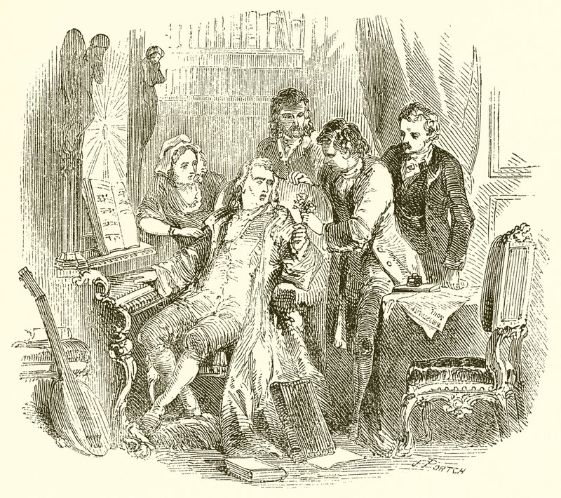 Jean Paul Richter v Pianoforte od English School