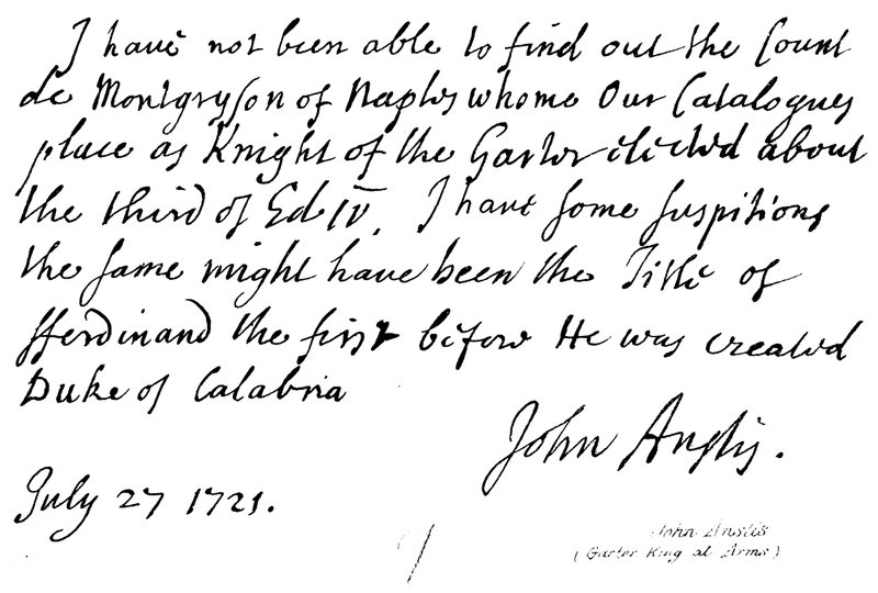 John Anstis (Garter King at Arms) od English School