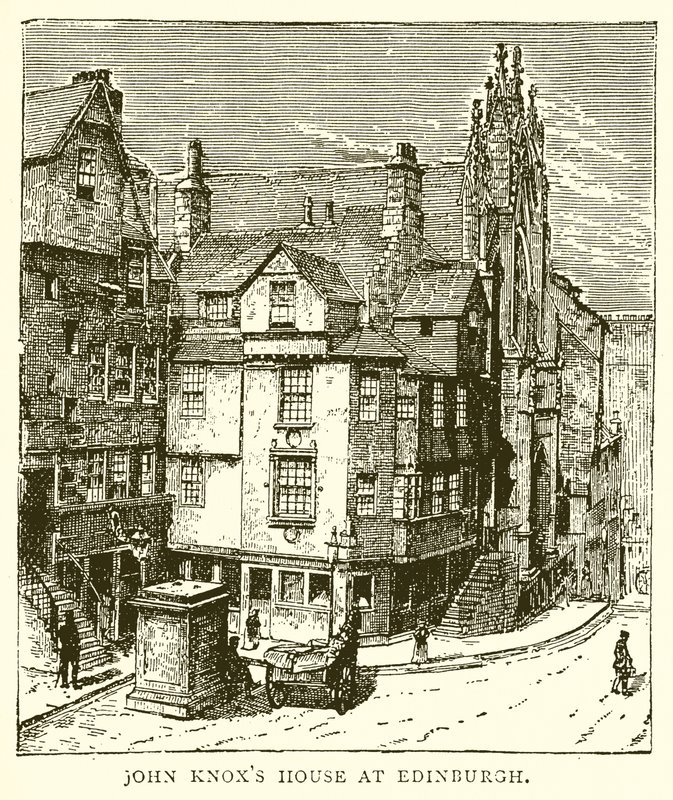 Dům Johna Knoxe v Edinburghu od English School
