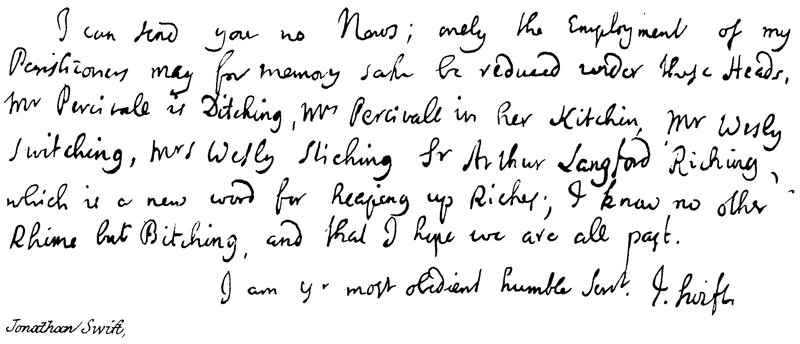 Jonathan Swift od English School
