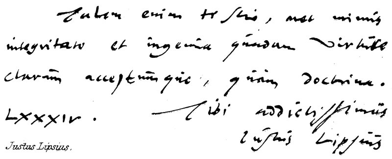 Justus Lipsius od English School