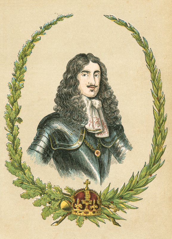 Král Karel II od English School