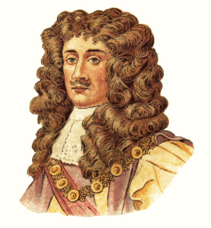 Král Karel II od English School