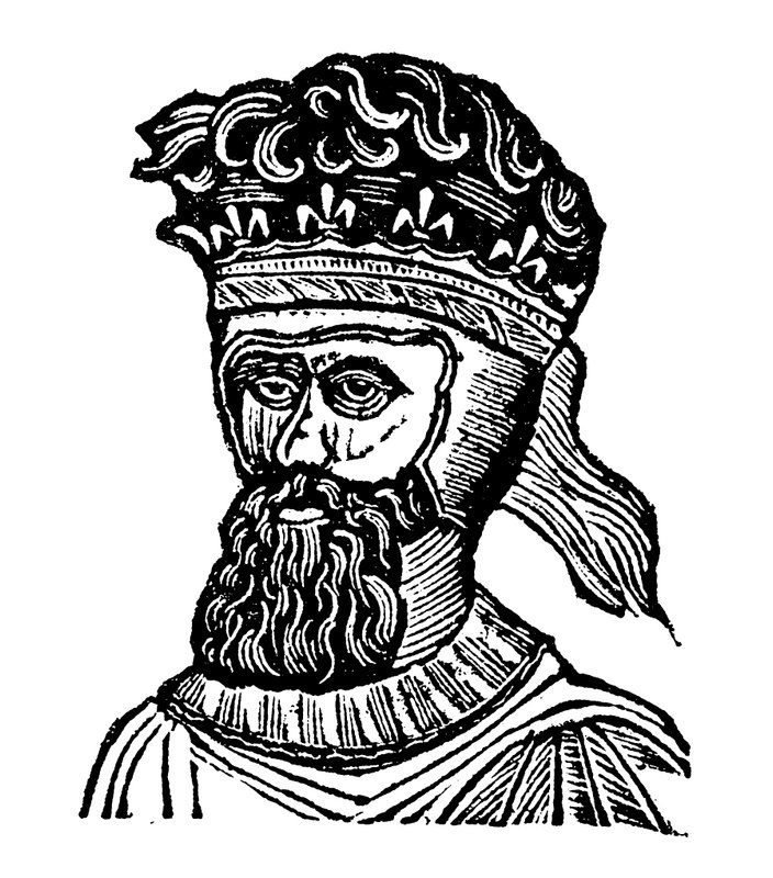 King Edward III (dřevořez) od English School