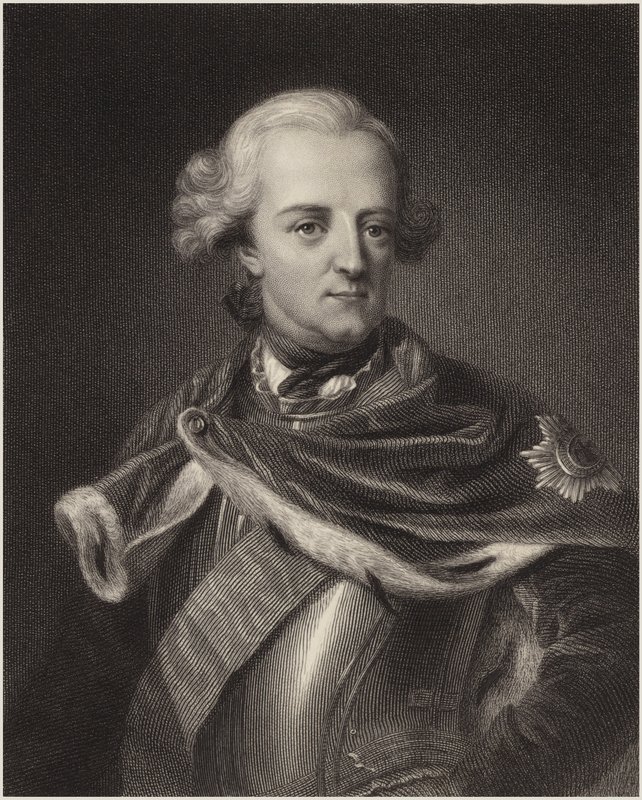Pruský král Fridrich II od English School