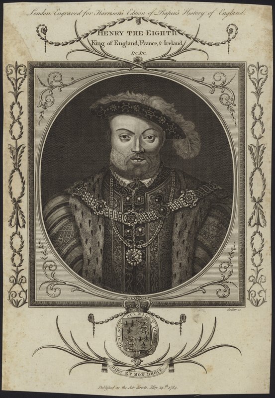Anglický král Jindřich VIII od English School