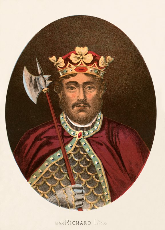 Král Richard I od English School