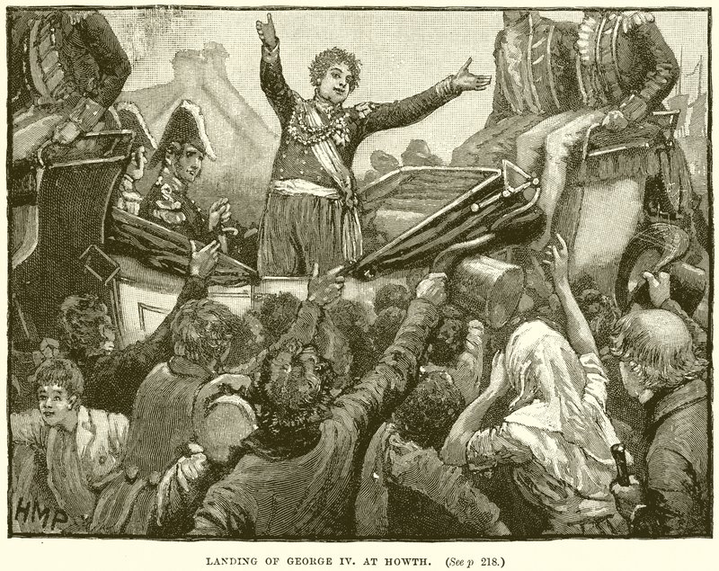 Přistání George IV v Howth od English School
