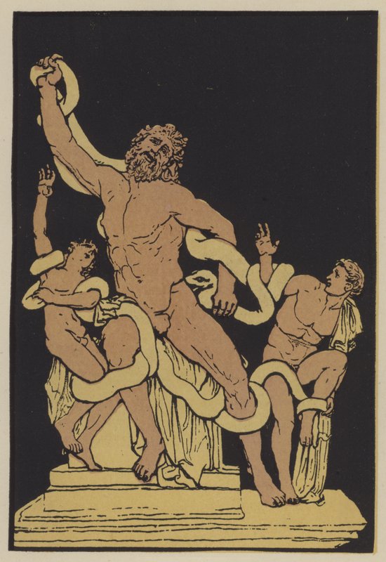 Laocoon (barva litho) od English School