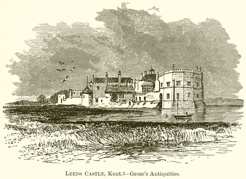 Hrad Leeds, Kent. - Starožitnosti Groses od English School