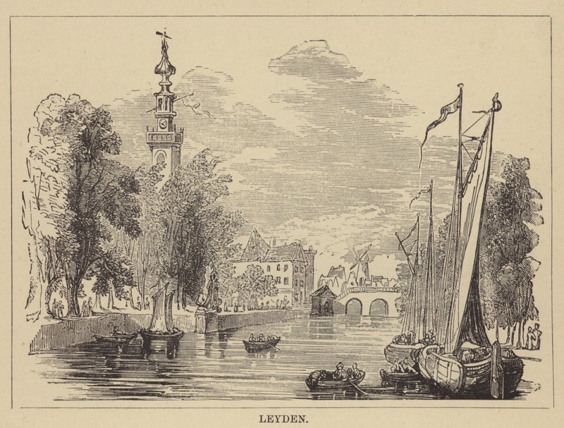 Leyden (rytina) od English School