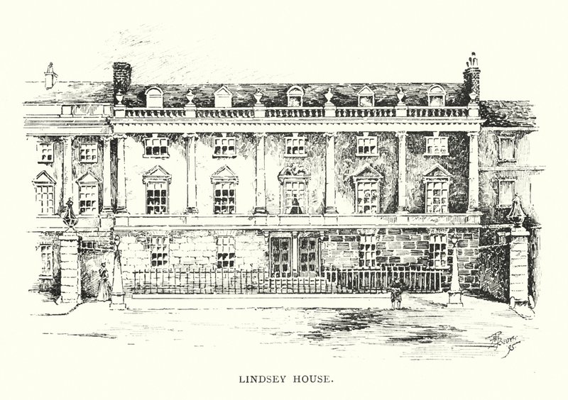 Lindsey House (litho) od English School