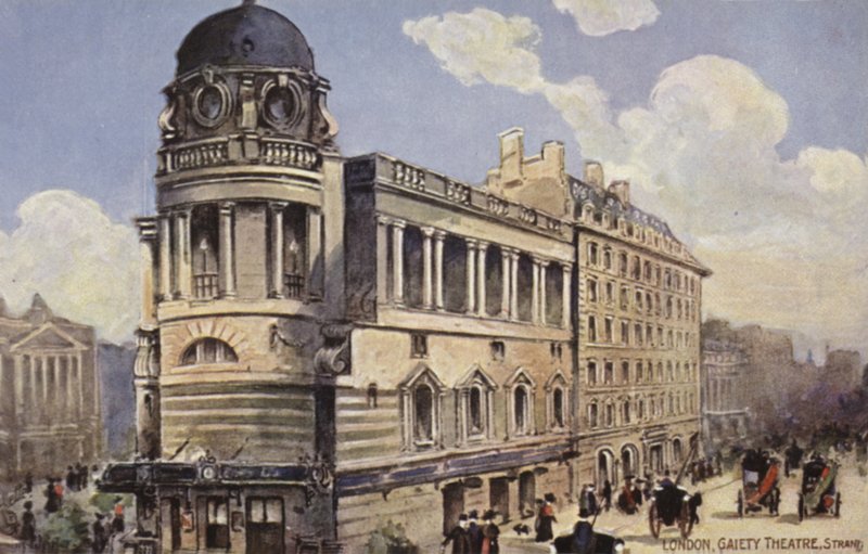 Londýnské divadlo Gaiety, Strand od English School