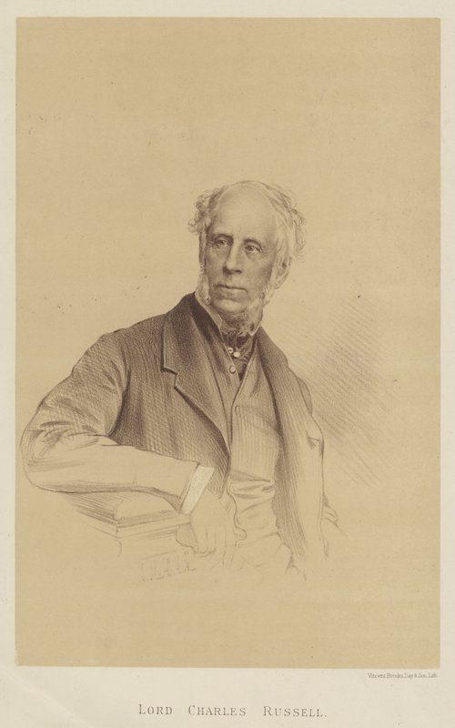 Lord Charles Russell (litho) od English School