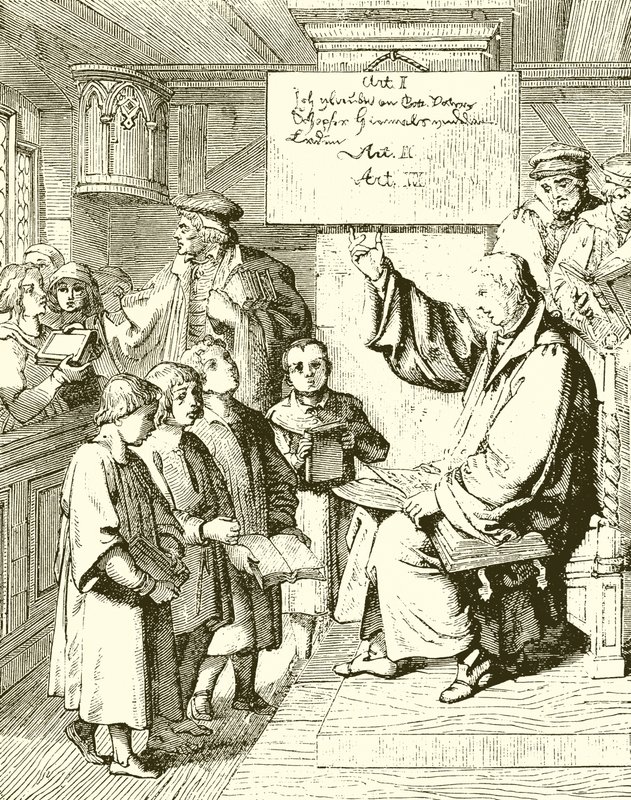 Luther učí děti od English School
