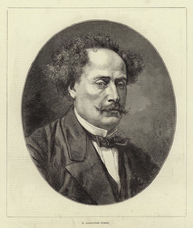 Pan Alexandre Dumas (rytina) od English School