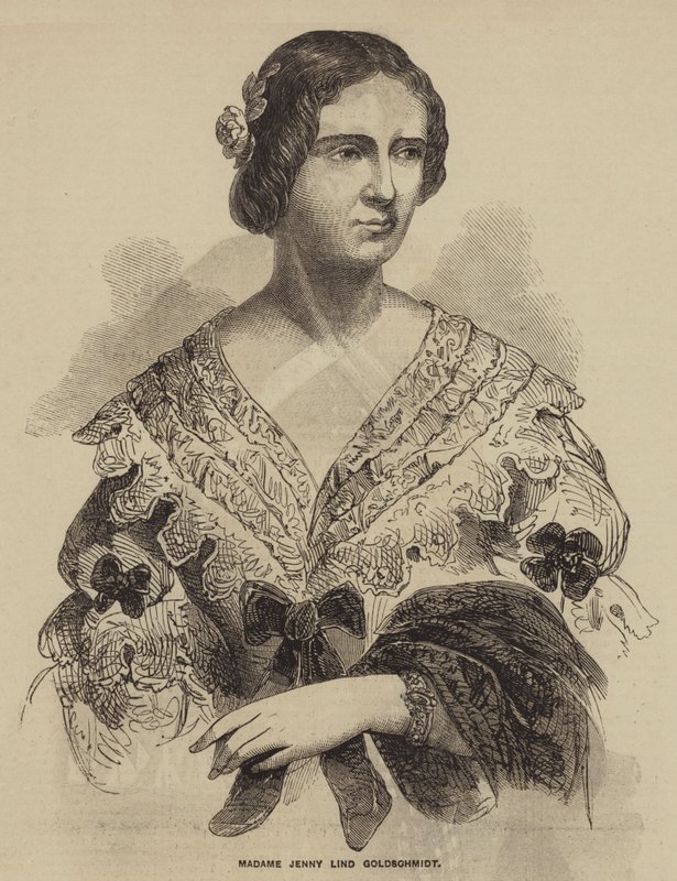 Madame Jenny Lind Goldschmidt (rytina) od English School