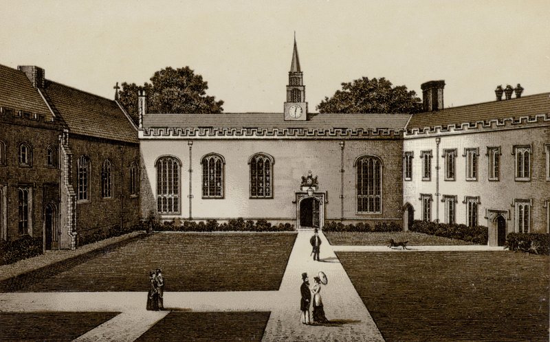 Magdalen College (litho) od English School