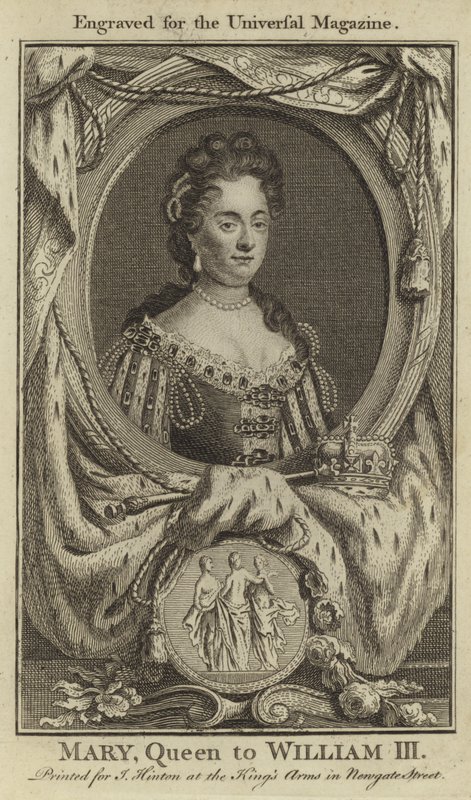 Marie, královna Viléma III od English School