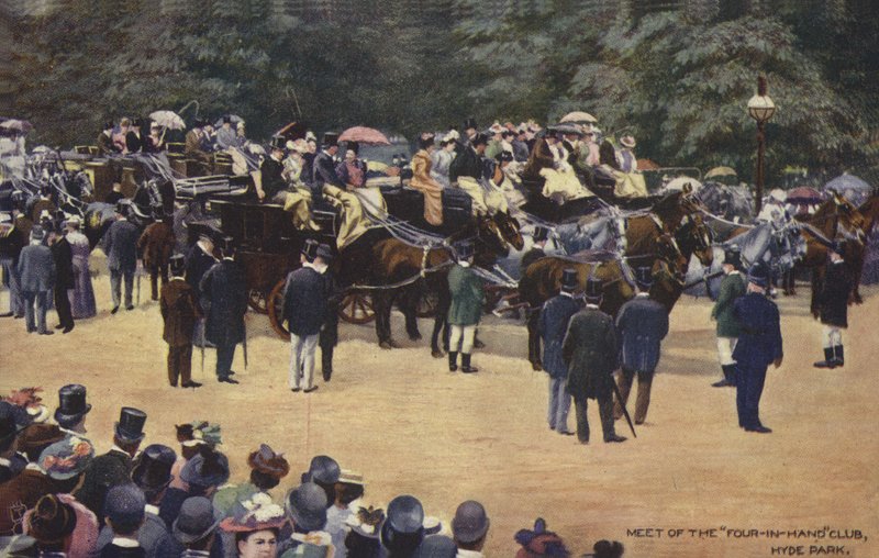 Setkání klubu Four-in-Hand, Hyde Park od English School