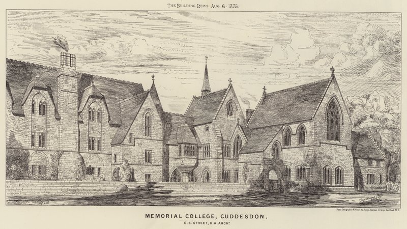 Memorial College, Cuddesdon (rytina) od English School