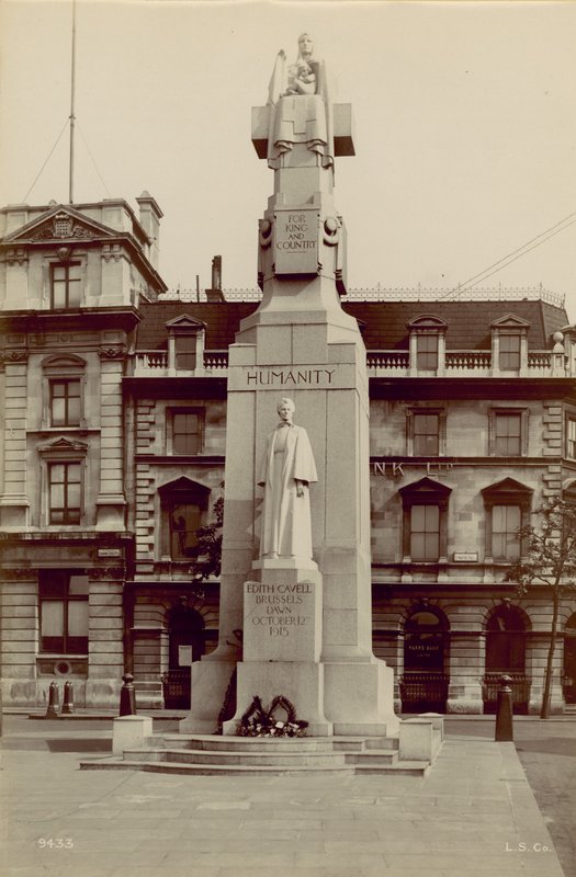 Památník Edith Cavell, od English School
