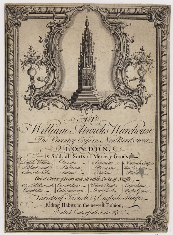 Mercer, William Atwick, vizitka od English School