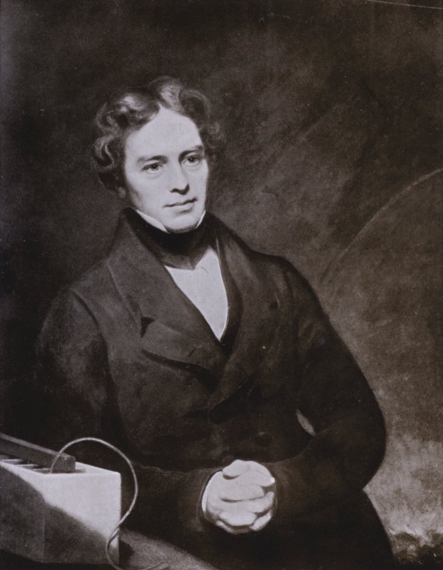 Michael Faraday (litho) od English School