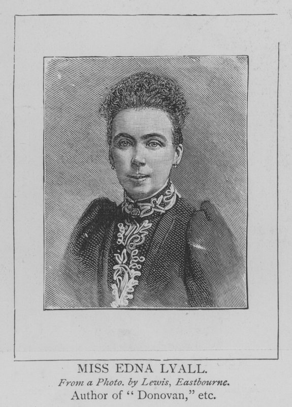 Slečna Edna Lyall (rytina) od English School