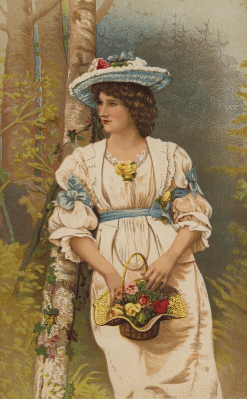 Slečna Mary Anderson (chromolit) od English School