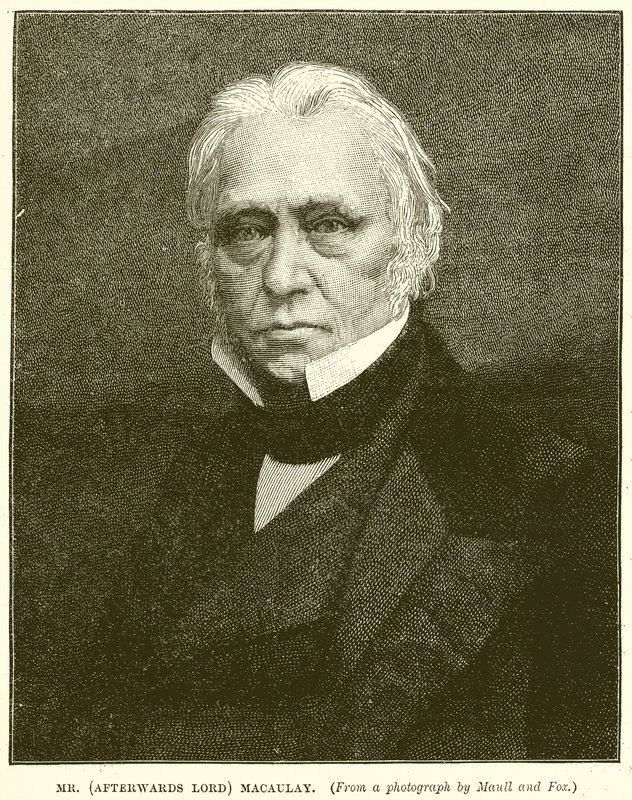 Pan (potom lord) Macaulay od English School