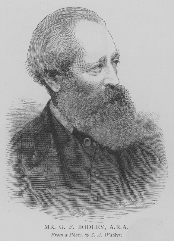 Mr G F Bodley, ARA (rytina) od English School