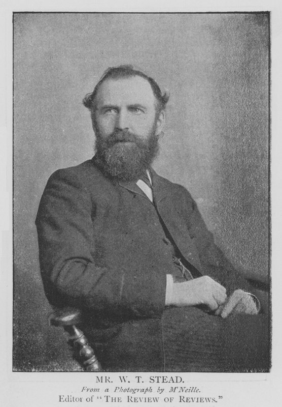 Mr W T Stead (rytina) od English School