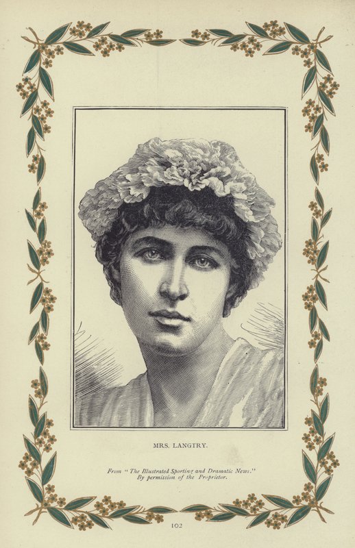 Paní Langtryová (rytina) od English School