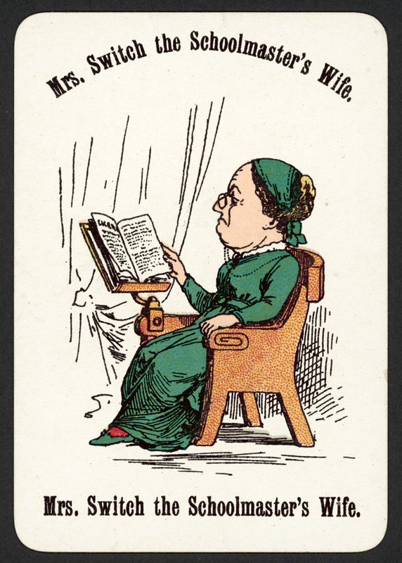 Paní Switchová, paní učitelka (barva lito) od English School