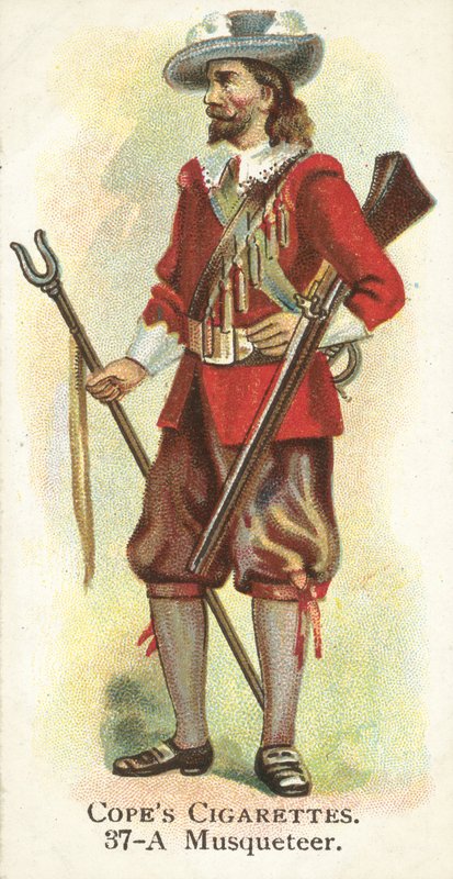 mušketýr (chromolitho) od English School