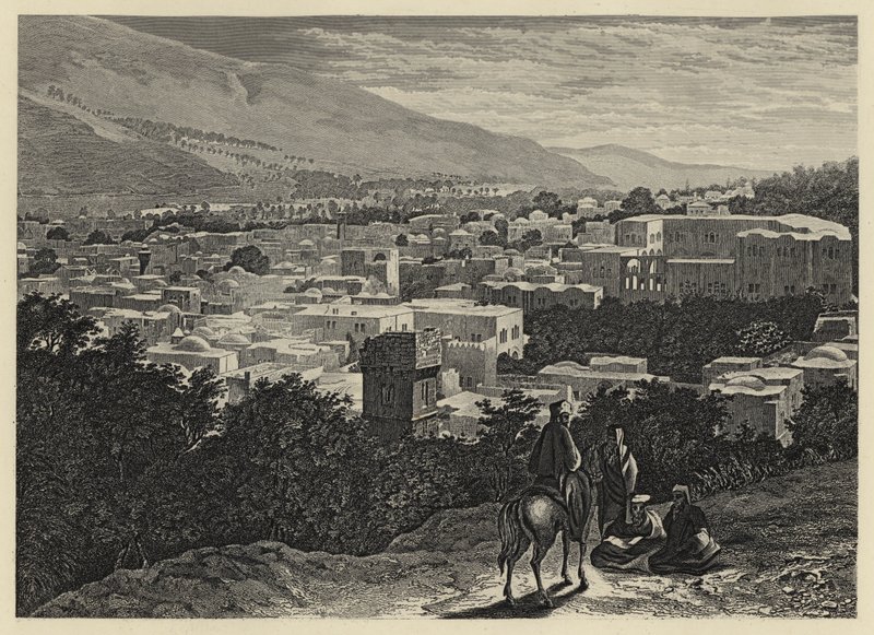 Nablous (rytina) od English School