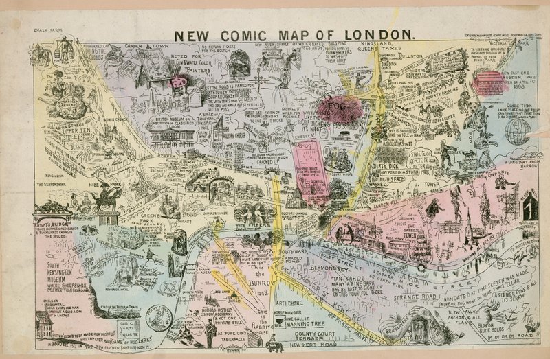 Nová komiksová mapa Londýna od English School
